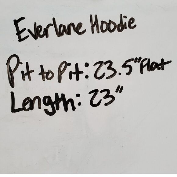 Everlane Heather Gray Hoodie Sweater Side Slit Size S - Picture 13 of 13